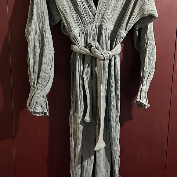 Savannah Morrow The Label's Mahria Maxi Dress with Belt Green Size S - Picture 4 of 15